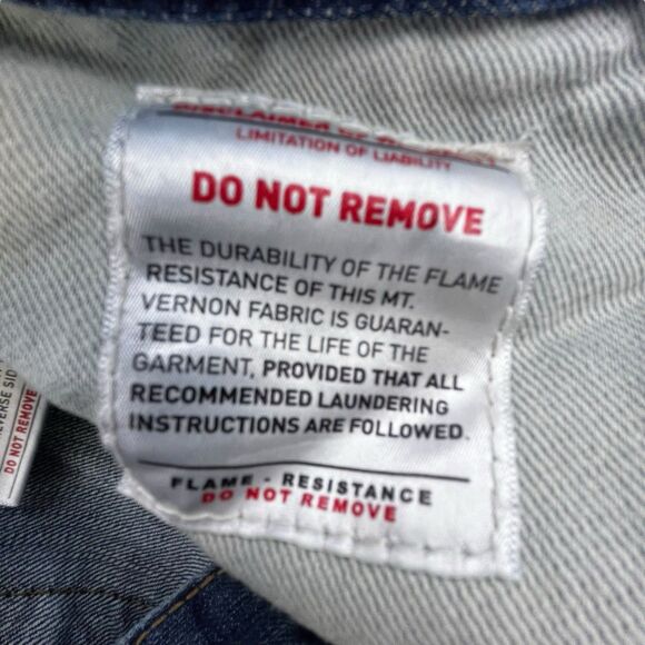 Ariat FR M5 Slim Straight Jeans Mens 30x30 (Fit 30x29) Blue Medium Wash Denim - Picture 11 of 16